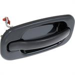 1999-07 Chevrolet, GMC Truck/SUV	 Exterior Door Handle	 Without Key Hole	 Black Smooth	 Front	 Right