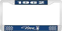 nummerplåtshållare, 1962 NOVA STYLE 1 blå
