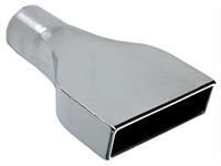 Exhaust Tip, Rectangular, Stainless Steel, Natural, 2 1/2 in. Inlet, Each