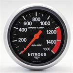 Nitrous pressure, 67mm, 0-1600 psi, electric