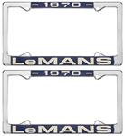 License Plate Frames, "LeMans"