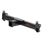 Receiver Hitch, Front, Class 3, 2 in. Square, 350 lb. Max Tongue, 3,500 lb. Max Trailer, Square Tube Welded, Black Powdercoated