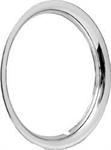 Wheel Trim Ring, Stainless Steel, Polished, 15 x 5, 6 and 7 in. with OEM Style Rally Wheel, 1.5 in. Deep, Each