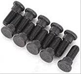 Wheel Studs, Press-In, 1/2-20 Right Hand Thread, .665 in. Knurl, Set of 10