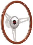 Steering Wheel Kit, 67-68 Chevrolet, Retro Cobra, Small Bowtie, Red