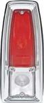 Tail Lamp Assembly, Red/Clear Lens, Chrome Housing