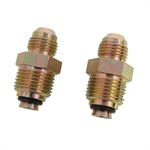 Adapter Fittings, Steering Box, Rack and Pinion, Straight, -6 AN Male, Brass