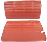 1963 IMPALA SS / STANDARD COUPE / CONVERTIBLE RED NON-ASSEMBLED FRONT DOOR PANELS