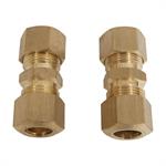 Compression Fitting-Union-3/8 In. These fittings are to only be used in applications where the pressure will not exceed 250 psi and are never to be used in a brake system.