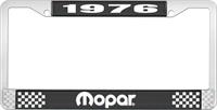 1976 MOPAR LICENSE PLATE FRAME - BLACK