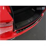 Black Stainless Steel Rear bumper protector suitable for Jaguar E-Pace 2017- 'Ribs'
