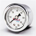 Gauge, Fuel Pressure, 0-60 psi, 38mm, Liquid-Filled