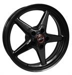 Wheel, 92 Drag Star, Aluminum, Gloss Black 17x7 5x4.50BC 4.25BS