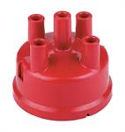 Distributor Cap, Female, Socket-Style, Red, Clamp-Down, Mallory, L4, Each