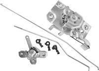 Door Latch with Rods and Relay; LH