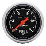 Fuel pressure, 52.4mm, 0-15 psi, electric