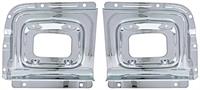 Park Lamp Backing Plates - Chrome