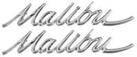 Emblem, Rear Quarter Panel "Malibu"
