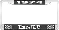 nummerplåtshållare, 1974 DUSTER - svart