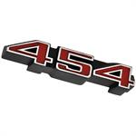 1971-75 Chevrolet Impala, Caprice; Lower Fender/Rocker Emblem; "454"