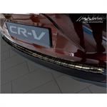 Zwart RVS Achterbumperprotector passend voor Honda CR-V (CW) 2018-2023 'Ribs'