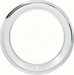 "15"" STAINLESS STEEL STEP LIP TRIM RING FOR  REPRODUCTION RALLY WHEELS ONLY (2-3/8"" DEEP)"