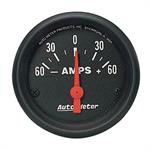 Ammeter, 52.4mm, 60-0-60 A, electric