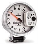 Tachometer, Auto Gage, 0-10,000 rpm, 5 in., Analog, Electrical, with Memory