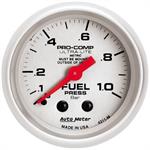 Fuel pressure, 52.4mm, 0-1 bar, mechanical