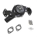 Water Pump High-volume, Billet aluminum, Black anodized