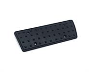 Pedal Pads, GM Match, Brake Pedal, Black, Aluminum