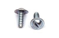 License Plate Mounting Screws, Flanged, Slotted, Rear