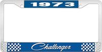 nummerplåtshållare 1973 challenger - blå