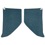 1964-66 Chevrolet/GMC Truck	 Carpet Kick Panel Inserts	 w/ Cardboard Backing	 Loop	 Bright Blue