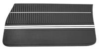 Side Panels, 1968-69 Cutlass S/442, Convertible Rear DI, Black (68-69)