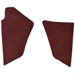 mattsats, kickpanel	 utan baksida,	 	 Maroon