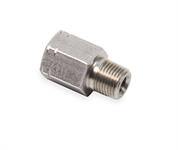Adapter, 1/8 in. NPT Male to 1/8 in. BSPT Female, Straight, Stainless Steel, Natural, Each