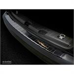 Black Stainless Steel Rear bumper protector suitable for Volkswagen Caddy 2004-2015 & FL 2015- 'Ribs'