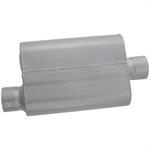 muffler, 3" in / 3" out, oval