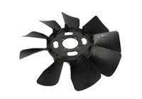 Fan Blade, Engine Cooling, Standard Blade, Counterclockwise, Nine Blade, Black, Plastic