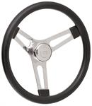 Steering Wheel Kit, 67-68 Chevrolet, Symm. Foam, 3.25, Tall Cap, Engraved Bowtie