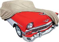 1956 CHEVROLET SOFTSHIELD FLANNEL CAR COVER - 2 & 4 DOOR WAGONS  - TAN