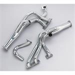 headers, 2 1/8" pipe, 3,5" collector, Silver 