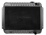 Radiator, Small Block, 3-Row, Heavy-Duty, Curved Outlet, For Cars With Automatic Transmission & Air Conditioning