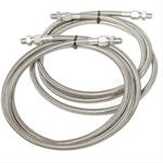 Automatic Transmission Cooler Lines, Flexible, Stainless Steel, 700R4, TH350, TH400, Pair