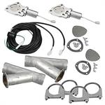 Combo, Summit, Exhaust Cutout, Electric, Fits 3 in. Exhaust Pipe, Wiring Harness, Rocker Switch, Kit