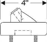 Motor mount, rear