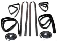 FC-KD1002-10A - Belt Weatherstrip--Window Channel--Door Seal Kit - Front Upper & Division Bar Inner & Outer Driver Side & Passenger Side