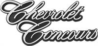 Emblem "Chevrolet Concours" baklucka