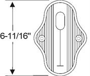 Handbrake floorplate